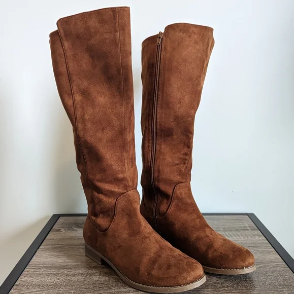 Old Navy Shoes Old Navy Faux Suede Boots Poshmark